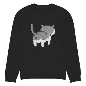 Knitted crew neck sweater